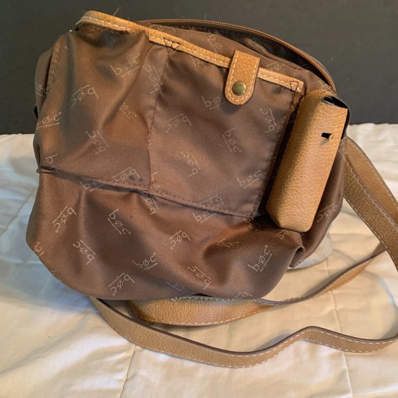 PURSE - BOC Crossbody Shoulder Handbag Purse brown tan Born Concept & Power Bank - Picture 11 of 16